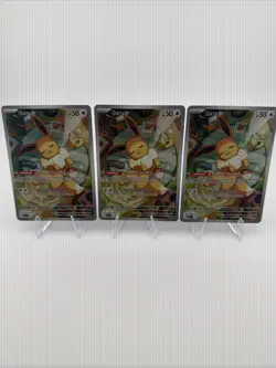 Eevee 173 Sv: Scarlet & Violet Promo Cards Holo 3 Card LOT PACK FRESH MINT - Image 1
