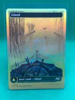 MTG Island (0508) (First-Place Foil) FOIL - DFT Aetherdrift - Image 1