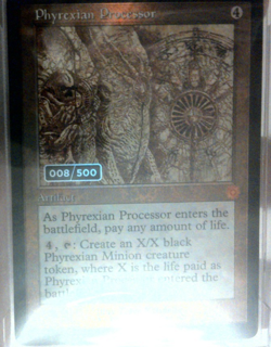 Mtg - Phyrexian Processor *Foil Serialized - 008/500* -GRADED 9 PCG - Image 5