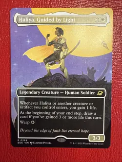 MTG - Haliya, Guided by Light Rare (Borderless) Edge of Eternities Non-foil - Image 1
