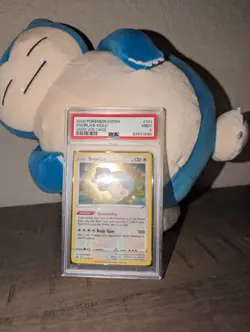PSA Mint 9 2020 POKEMON SWSH- 131/185- SNORLAX-HOLO VIVID VOLTAGE - Image 3