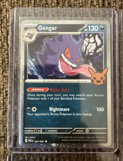 4x Gengar Cosmos Holo 057/091 Trick or Trade 2024 Holo Pokemon Pack Fresh - Image 2
