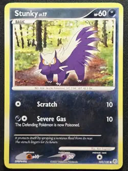 Stunky 102/130 Diamond and Pearl 2007 - Pokemon TCG - Image 1