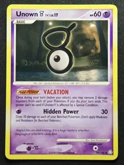 Unown (V) 79/146 Legends Awakened 2008 - Pokemon TCG - Image 1