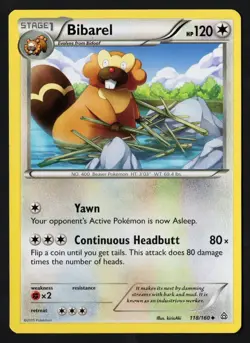 Bibarel 118/160 XY Primal Clash 2015 - Pokemon TCG - Image 1