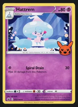 Hattrem 072/198 Trick or Trade 2021 - Pokemon TCG - Image 1