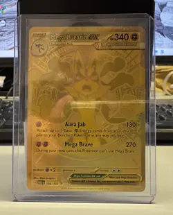 Mega Lucario EX 188/132 Hyper Rare Gold Mega Evolutions (English) NM Pokemon TCG - Image 4