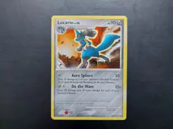 Pokemon - Lucario 53/127 Platinum Prerelease Promo - Image 1