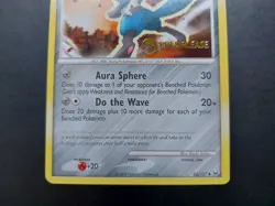 Pokemon - Lucario 53/127 Platinum Prerelease Promo - Image 3