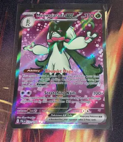Pokemon TCG Meowscarada ex Full Art 231/193 Paldea Evolved NM - Image 1