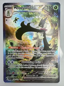 Pokemon TCG Meowscarada EX 256/193 Paldea Evolved Special Illustration Rare Holo - Image 1