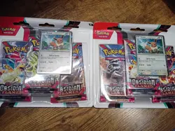 Set Of 2 Obsidian Flames Blister Packs And A Starter Mini Assortment Of Cards!!! - Image 2