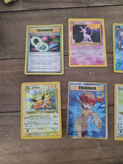 1/2 WOTC + Vintage Pokemon Card Bundle Jungle Holo, Gyarados Chansey Vaporeon - Image 2
