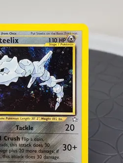 Steelix 15/111 Neo Genesis Holo Rare Vintage Pokemon Card NEAR MINT Condition - Image 3