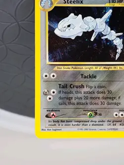 Steelix 15/111 Neo Genesis Holo Rare Vintage Pokemon Card NEAR MINT Condition - Image 4