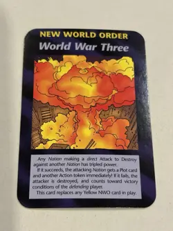 INWO, New World Order: World War Three Card, Illuminati New World Order Game - Image 1