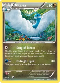Altaria 53/108 Roaring Skies Regular LP-Lightly Played Pokemon Card TCG - Image 1