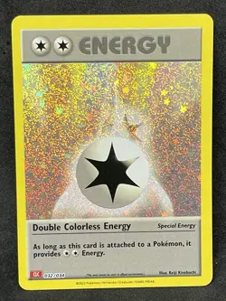 POKEMON DOUBLE COLORLESS ENERGY CLC 032/034 HOLO CARD GAME CLASSIC COLLEC NM ENG - Image 1