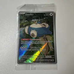 Pokemon TCG Snorlax SVP051 Black Star Promo Scarlet & Violet 151 Card (SEALED) - Image 1