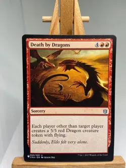 Death By Dragons - Uncommon - 080/320 Commander - NM - MTG - Image 1