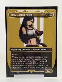 Tifa, Martial Artist (Borderless) (Non-Foil)(FIC-206) - MTG FINAL FANTASY (NM) - Image 1