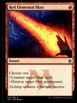 2018 Masters 25 Red Elemental Blast Masters/Uncommon #147 - Image 1