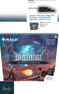 🌟 PRESALE Magic the Gathering - Final Fantasy VIII Scene Box Children of Fate - Image 1
