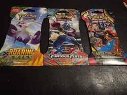 Pokemon XY Roaring Skies, Furious Fists, And Mega Evolution Blister Packs - Image 2