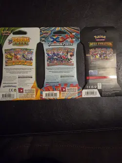 Pokemon XY Roaring Skies, Furious Fists, And Mega Evolution Blister Packs - Image 3