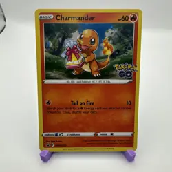 Charmander Cosmos Swirl Promo Pokemon Go Pokemon SWSH232 Sword & Shield Holo - Image 1