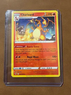 Pokemon Charizard 025/185 Holo Rare - Vivid Voltage 2020 - NM/LP Condition #C19 - Image 1