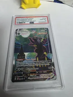 Umbreon VMAX 215/203 Alt Art Evolving Skies Pokemon PSA 10 SWSH (Moonbreon) - Image 3