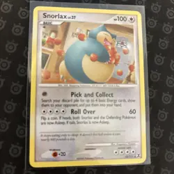 Snorlax lv.37 33/111 Rising Rivals Non Holo Pokemon TCG - LP - Image 1