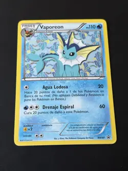 Vaporeon BW89 Holo Promo Black & White BW Pokemon - Spanish - LP - Image 1