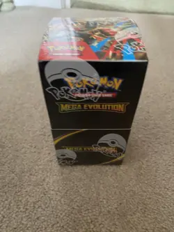 Pokemon TCG Mega Evolution Half Booster Box 18 Packs New and Sealed ⚡ - Image 1
