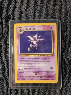 Pokemon TCG Haunter 21/62 Fossil Unlimited Non-Holo Rare Vintage NM - Image 1