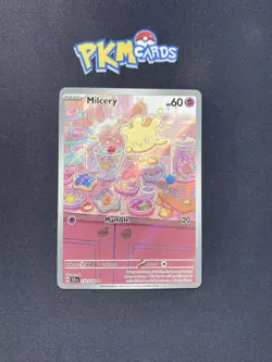 Pokemon TCG Milcery Stellar Crown 152/142 Illustration Rare NM. - Image 1