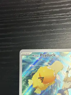 Pokemon TCG Misty's Psyduck 193/182 Sv10: Destined Rivals Full Art 2025 NM - Image 3