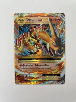 NM Pokemon TCG Mega Charizard EX Evolutions 13/108 Holo Rare EX - Image 1