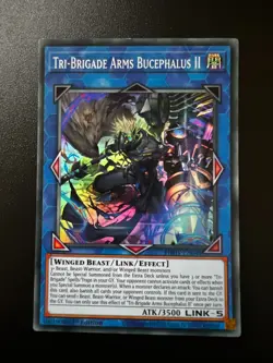 Tri-Brigade Arms Bucephalus II PHHY-EN048 Super 1st Edition Near Mint Yugioh - Image 1