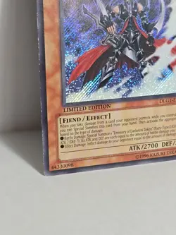 Yu-Gi-Oh! RARE Gorz the Emissary of Darkness DLG1-EN000 Limited Edition - Image 5