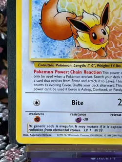 Eevee 11 Black Star JR Promo English Promo Rare Japanese Pokemon Card [Excellent - Image 5