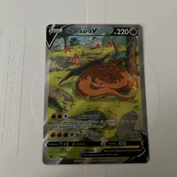 Pokemon TCG Charizard v SWSH260 Holo Rare Card Sword & Shield Promo - Image 1