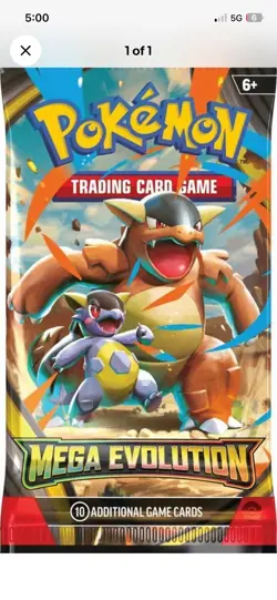 Pokemon Mega Evolution Booster Pack - 10 Cards / Pack - Random Art - SEALED - Image 1