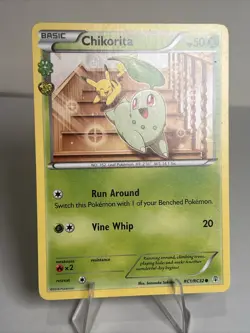 MP+ Chikorita RC1/RC32 Generations: Radiant Collection AUTHENTIC Pokemon Card - Image 1