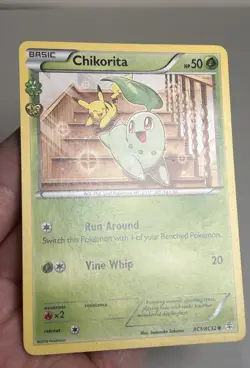 MP+ Chikorita RC1/RC32 Generations: Radiant Collection AUTHENTIC Pokemon Card - Image 5