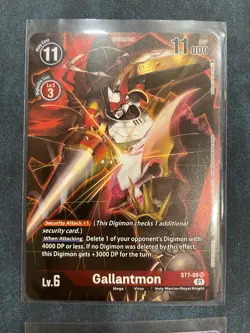 Digimon Card Game Gallantmon ST7-09 Alt Art Rare NM Tamer's Card Set 1 - Image 1