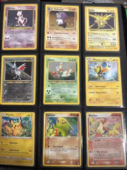 Vintage WOTC Pokemon TCG Binder Mixed Sets Job Lot Collection Holos 170+ Cards - Image 1