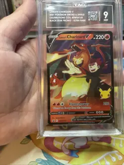 Pokemon Lance's Charizard V SWSH133 Sword & Shield Promo Cards TAG 9 Mint - Image 5