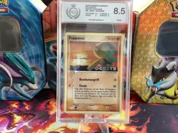 Pokemon Karte Card Puppance Ex Deoxys Reverse Holo Stamp Deutsch PGS PSA 8.5 NM+ - Image 1